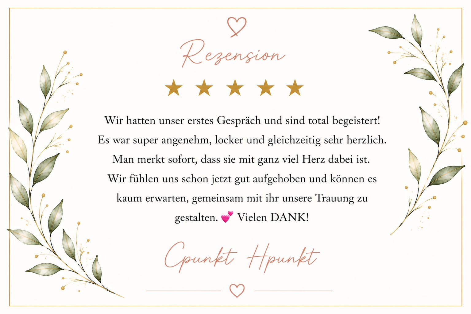 Rezension von Cpunkt Hpunkt – 5 Sterne